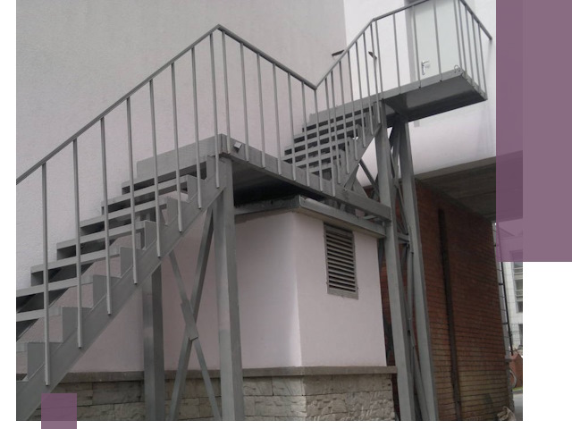 Монтаж пожарных лестниц под ключ в Лянторе с гарантией качества