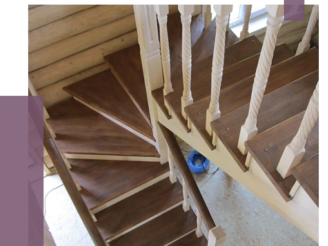 Реставрация деревянных лестниц в Лянторе от 4300 руб.