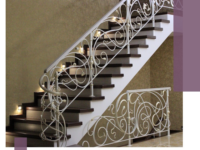 Кованые лестницы под ключ в Лянторе — изготовление и монтаж