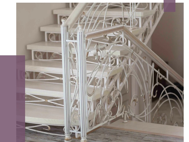 Изготовление кованых лестниц на заказ в Лянторе от 87015 руб. | ПРОЛЁТ-Лнт