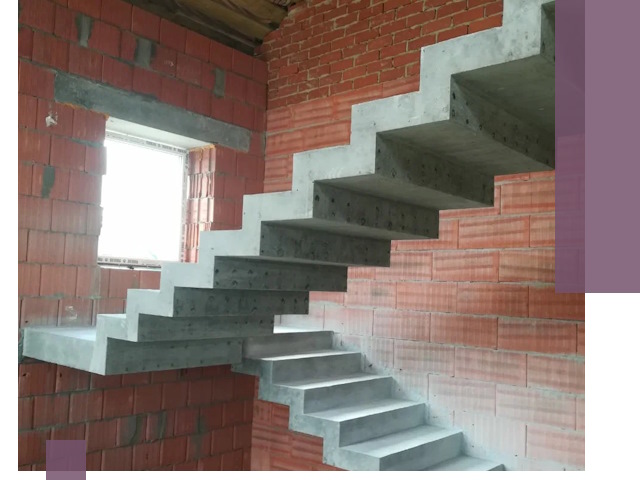 Бетонные лестницы под ключ в Лянторе: монтаж, демонтаж, ремонт