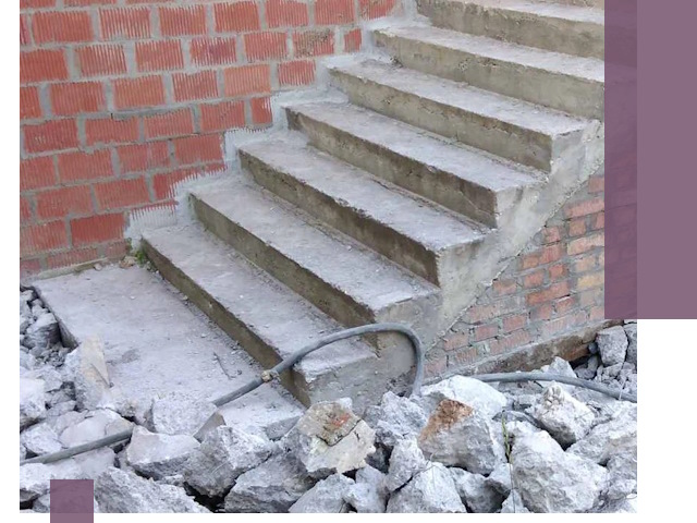 Демонтаж бетонных лестниц в Лянторе: быстро и безопасно