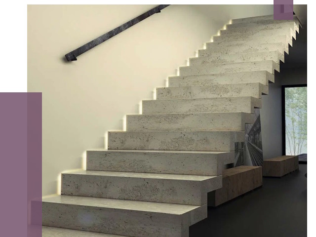 Облицовка бетонных лестниц в Лянторе от 4607 руб/м2 