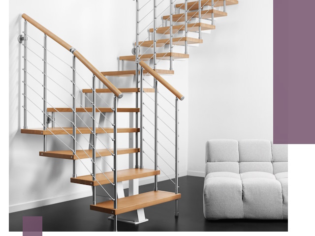 Модульные лестницы под ключ в Лянторе — монтаж и изготовление