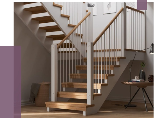 Маршевые лестницы в Лянторе от 38133 руб. — монтаж | ПРОЛЁТ-Лнт