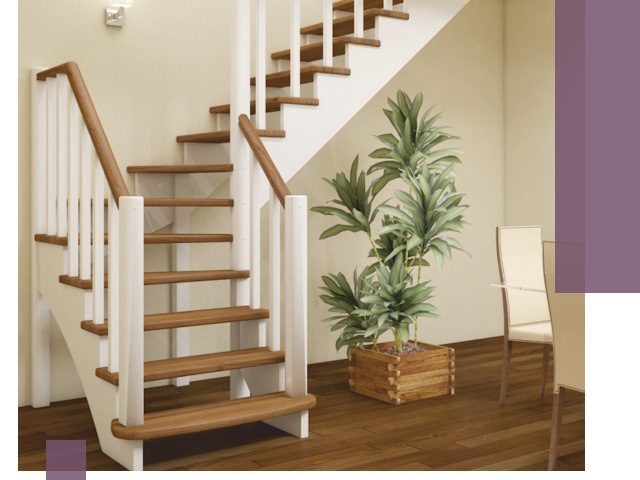 Г-образные лестницы под ключ в Лянторе — изготовление и монтаж