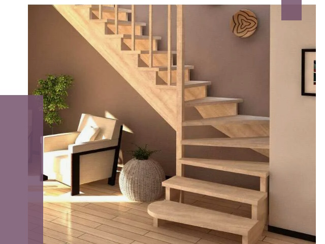 Изготовление Г-образных лестниц в Лянторе от 18938 руб. 