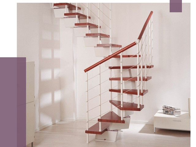 Изготовление лестниц на больцах в Лянторе от 9725 руб. | ПРОЛЁТ-Лнт