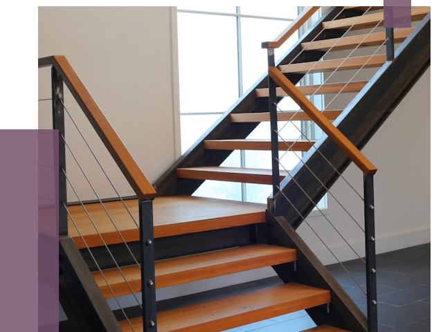 Изготовление лестниц на металлокаркасе в Лянторе от 18938 руб. | ПРОЛЁТ-Лнт
