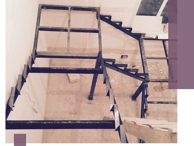 Монтаж лестниц на металлокаркасе в Лянторе быстро и качественно