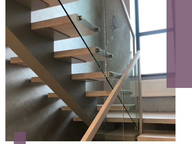 Изготовление лестниц на монокосоуре в Лянторе с монтажом и гарантией