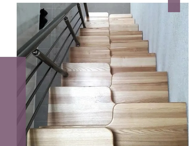 Лестницы гусиный шаг в Лянторе от 13052 руб. под ключ | ПРОЛЁТ-Лнт