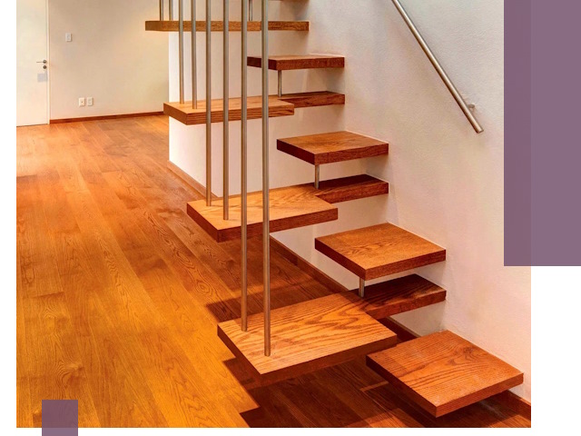 Лестницы «гусиный шаг» на заказ в Лянторе для узких пространств