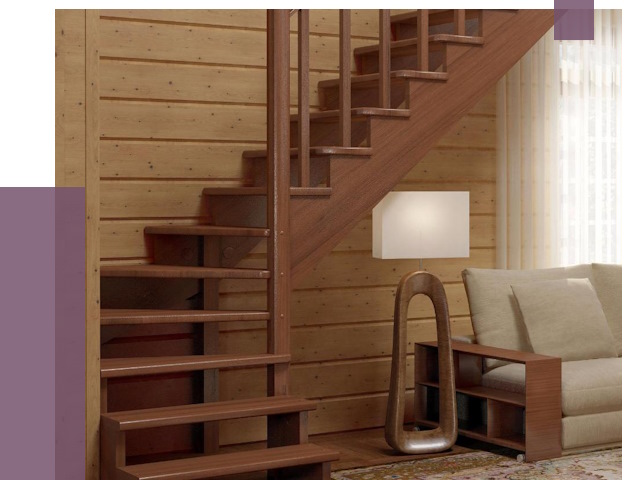 Лестницы эконом класса в Лянторе от 18273 руб. бюджетные решения