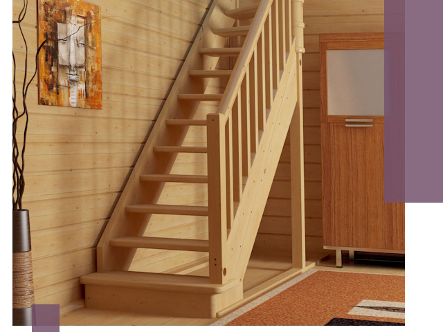 Лестницы эконом класса под ключ в Лянторе — недорого и быстро