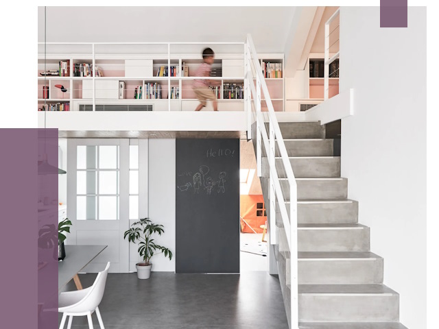 Лестницы для двухуровневой квартиры в Лянторе от 176588 руб. | ПРОЛЁТ-Лнт