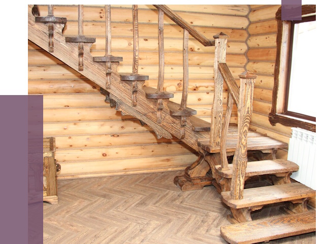 Лестницы в баню в Лянторе от 19143 руб. — изготовление | ПРОЛЁТ-Лнт