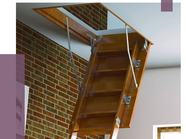 Установка чердачной лестницы в Лянторе от 7831 руб. | ПРОЛЁТ-Лнт