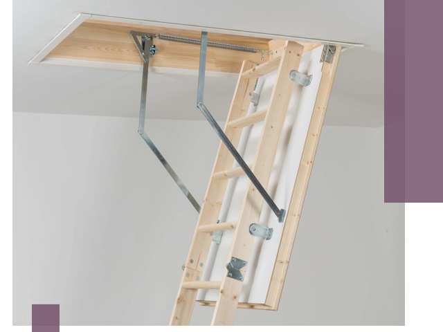 Установка чердачной лестницы под ключ в Лянторе