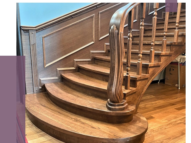 Дубовые лестницы под ключ в Лянторе от 176588 руб. — ПРОЛЁТ-Лнт