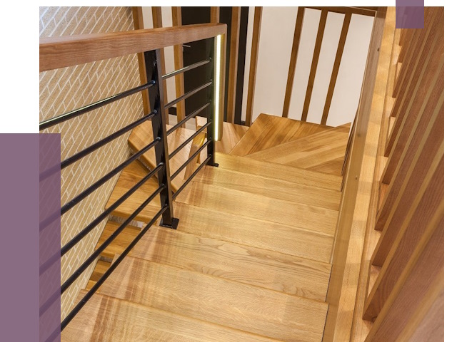 Лестницы из ясеня в Лянторе под ключ от 10032 руб. 