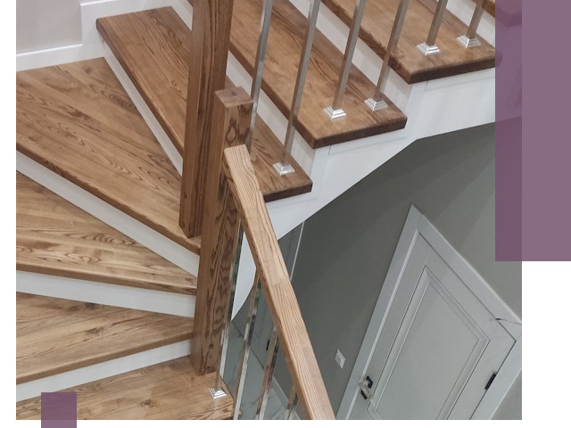 Обшивка металлических лестниц под ключ в Лянторе