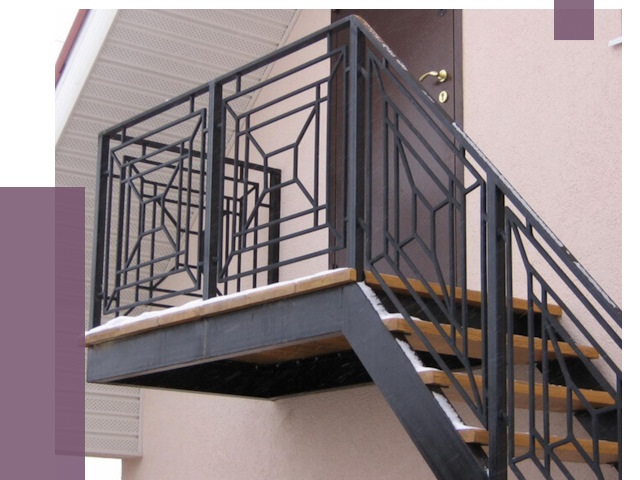 Металлические перила в Лянторе от 4300 руб.  | ПРОЛЁТ-Лнт