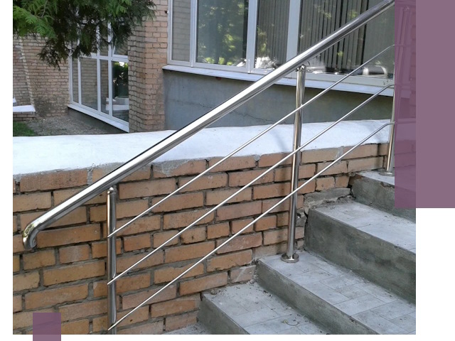 Перила из нержавеющей стали высокого качества в Лянторе