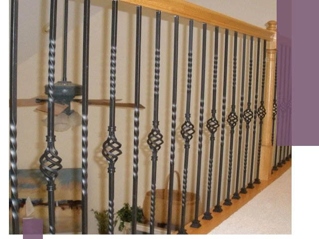 Изготовление и монтаж кованных перил в Лянторе под ключ
