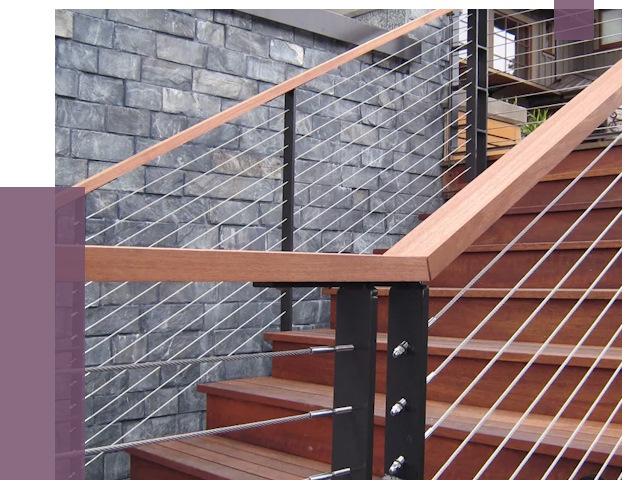 Тросовые перила под ключ в Лянторе от 7780 руб. 