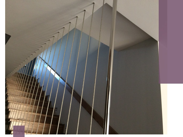 Тросовые перила под ключ в Лянторе — производство и монтаж