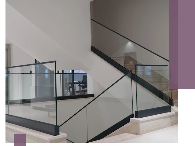 Стеклянные перила премиум-класса с установкой в Лянторе