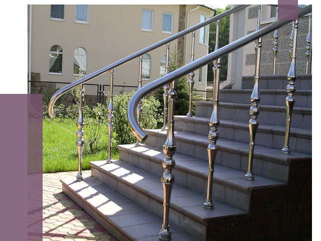 Перила для крыльца в Лянторе от 10749 руб. — монтаж ПРОЛЁТ-Лнт