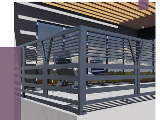 Изготовление балконных ограждений в Лянторе от 10749 руб. | ПРОЛЁТ-Лнт