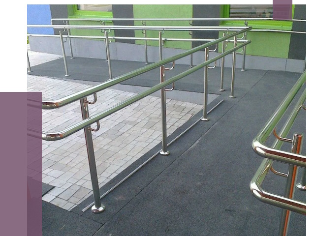 Ограждения пандусов в Лянторе от 4351 руб. монтаж | ПРОЛЁТ-Лнт