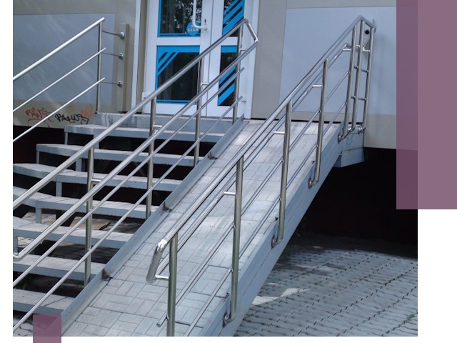 Пандус на крыльцо под ключ в Лянторе: монтаж и изготовление