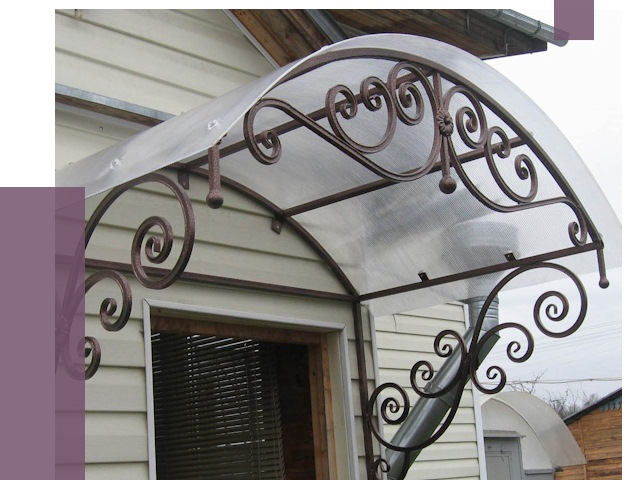 Изготовление козырьков в Лянторе от 7371 руб. — заказать | ПРОЛЁТ-Лнт