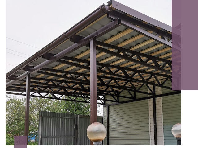Навесы под ключ в Лянторе: изготовление, монтаж и гарантия