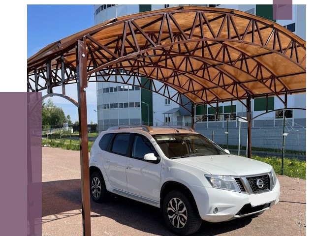 Недорогие навесы в Лянторе от 42995 руб.  | ПРОЛЁТ-Лнт