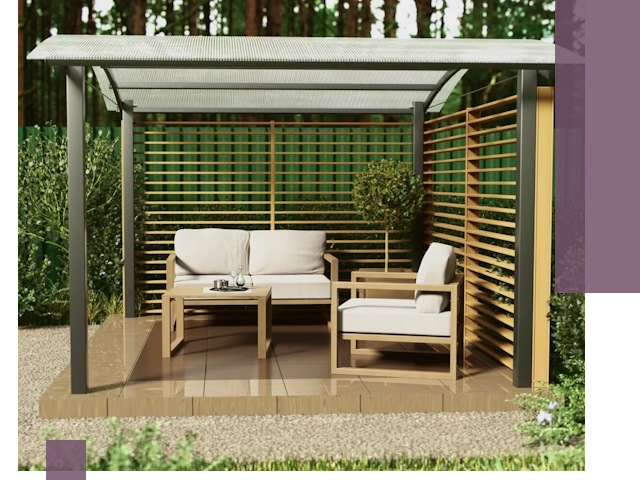 Навесы для дачи в Лянторе: изготовление, монтаж и демонтаж