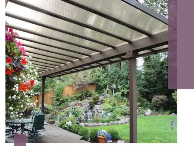 Навесы из поликарбоната под ключ в Лянторе быстро и надёжно