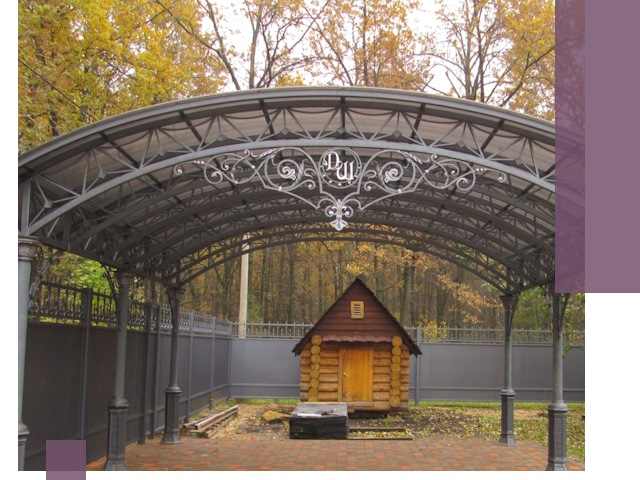 Кованые навесы премиум-класса под заказ в Лянторе