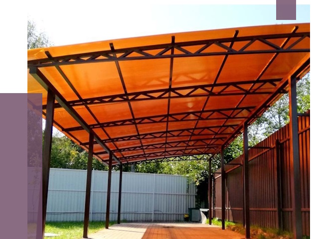 Односкатные навесы под ключ в Лянторе от 13155 руб. 