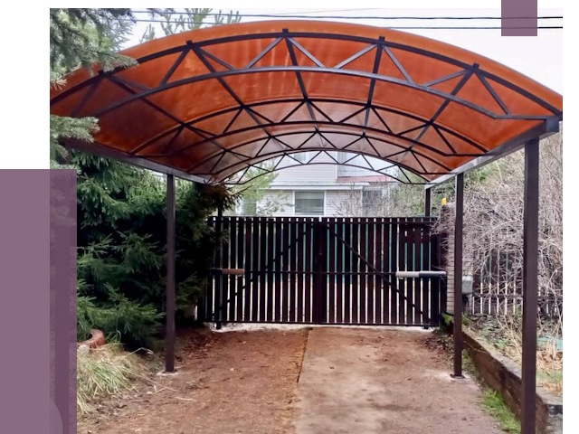 Арочные навесы в Лянторе от 12745 руб. — изготовление и монтаж | ПРОЛЁТ-Лнт