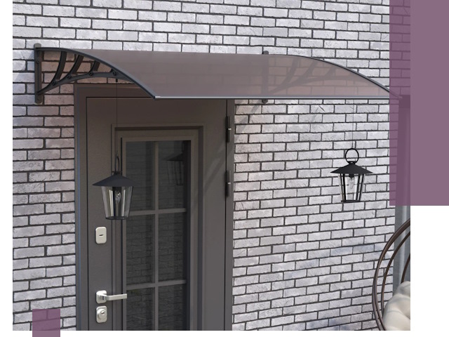 Недорогие козырьки и навесы под ключ в Лянторе