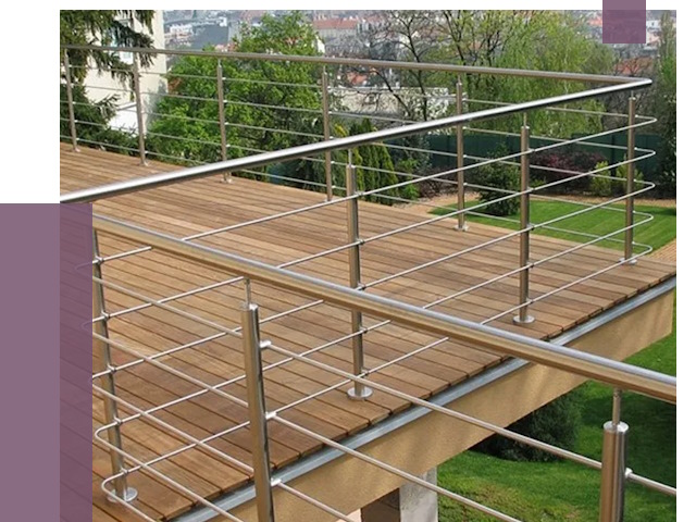 Алюминиевые парапеты в Лянторе под ключ от 7780 руб. 