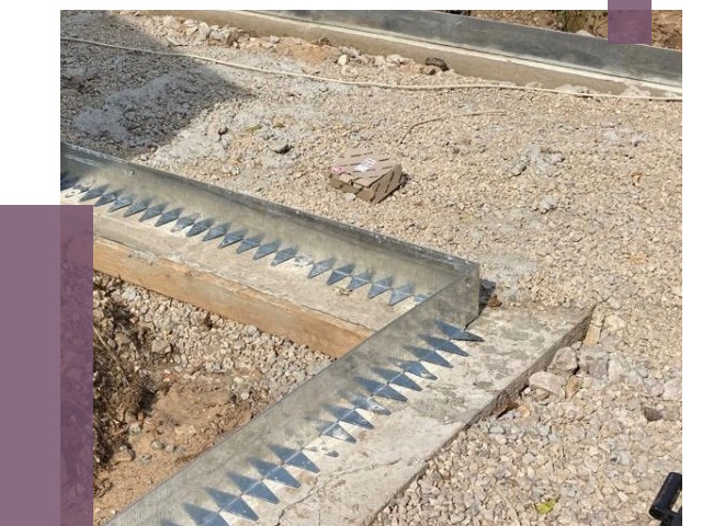 Нержавеющие бордюры в Лянторе от 4811 руб. под ключ | ПРОЛЁТ-Лнт