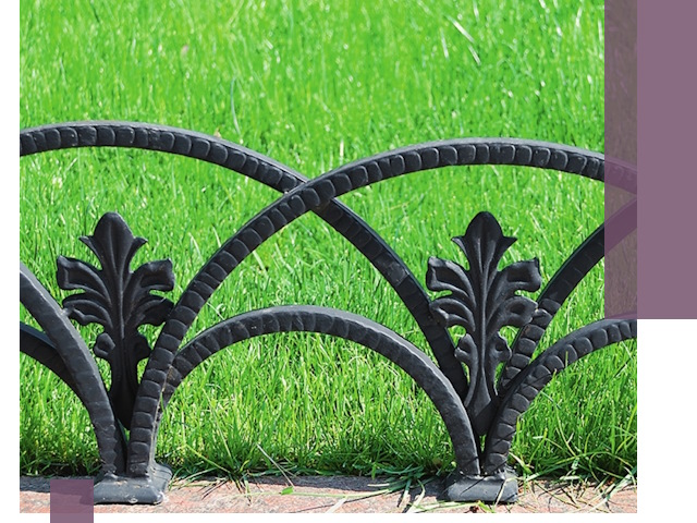 Декоративные металлические бордюры под ключ в Лянторе