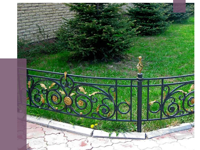 Кованые газонные ограждения в Лянторе от 7627 руб. — ПРОЛЁТ-Лнт