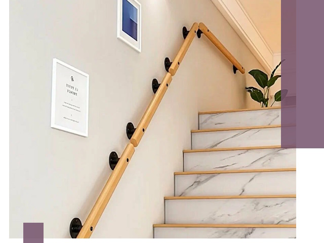 Поручни металлические и деревянные под ключ в Лянторе